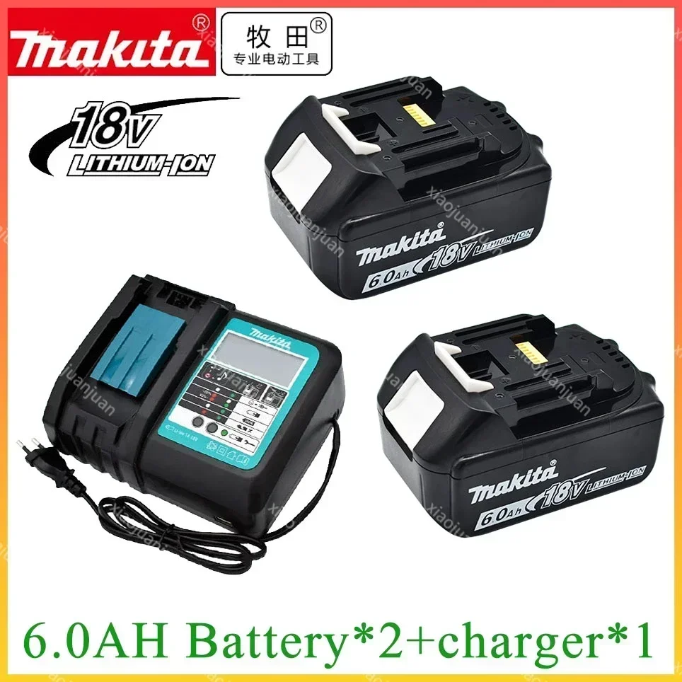 Makita-100% Original Rechargeable Power Tool Battery, Replaceable LED Lithium-ion, 6.0 Ah 18V LXT BL1860B BL1860BL1850
Makita-100% Original Rechargeable Power Tool Battery, Replaceable LED Lithium-ion, 6.0 Ah 18V LXT BL1860B BL1860BL1850