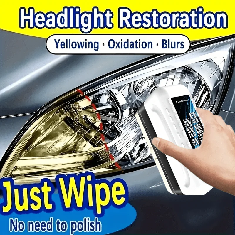 Щетка для ремонта фар с герметичной крышкой - Эффективный ремонт желтых и выдержанных фар без шлифовки - Комплект для ремонта фар
Щетка для ремонта фар с герметичной крышкой - Эффективный ремонт желтых и выдержанных фар без шлифовки - Комплект для ремонта фар