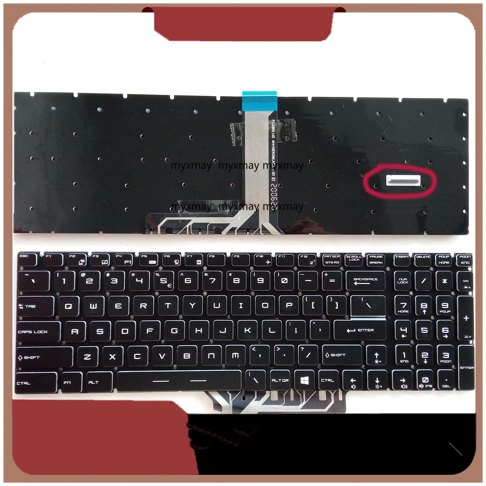 Американская клавиатура для ноутбука MSI MS-17A1 17B1 17C1 17C5 17E2 17B7 16P1 16P5 16U1 GS73 GS73VR Stealth 7RG 6RF 8RE 8RF-011
Американская клавиатура для ноутбука MSI MS-17A1 17B1 17C1 17C5 17E2 17B7 16P1 16P5 16U1 GS73 GS73VR Stealth 7RG 6RF 8RE 8RF-011