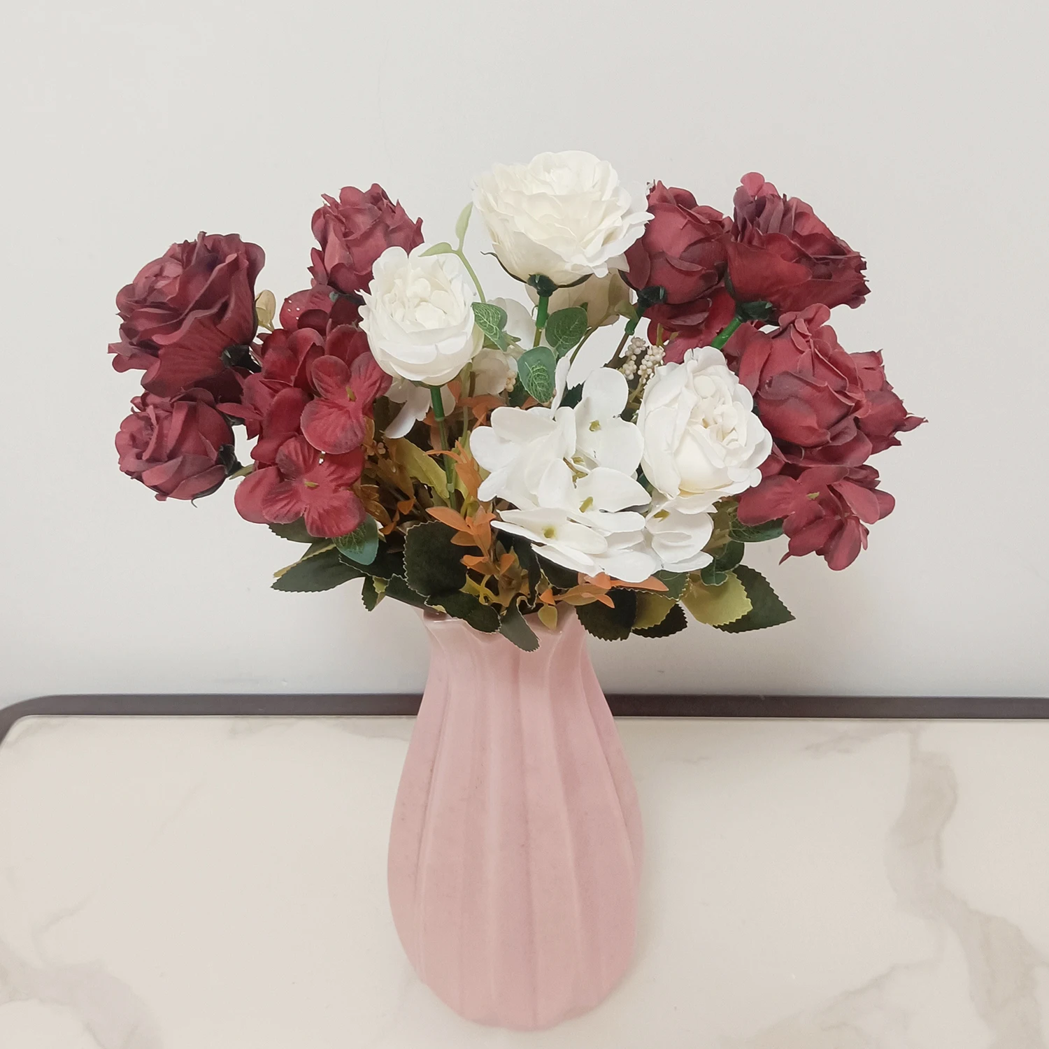 30cm Rose Silk Hydrangea Rose Peony Living Room Home Vase Bonsai Garden Wedding Bridal Bouquet Diy Festival Party Decor
30cm Rose Silk Hydrangea Rose Peony Living Room Home Vase Bonsai Garden Wedding Bridal Bouquet Diy Festival Party Decor