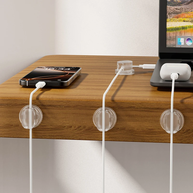 5PCS Transparent Phone Cable Clips Under Desk Cord Holder Wire Smooth Management Keeper Office Kitchen Cable Organizer
5PCS Transparent Phone Cable Clips Under Desk Cord Holder Wire Smooth Management Keeper Office Kitchen Cable Organizer
