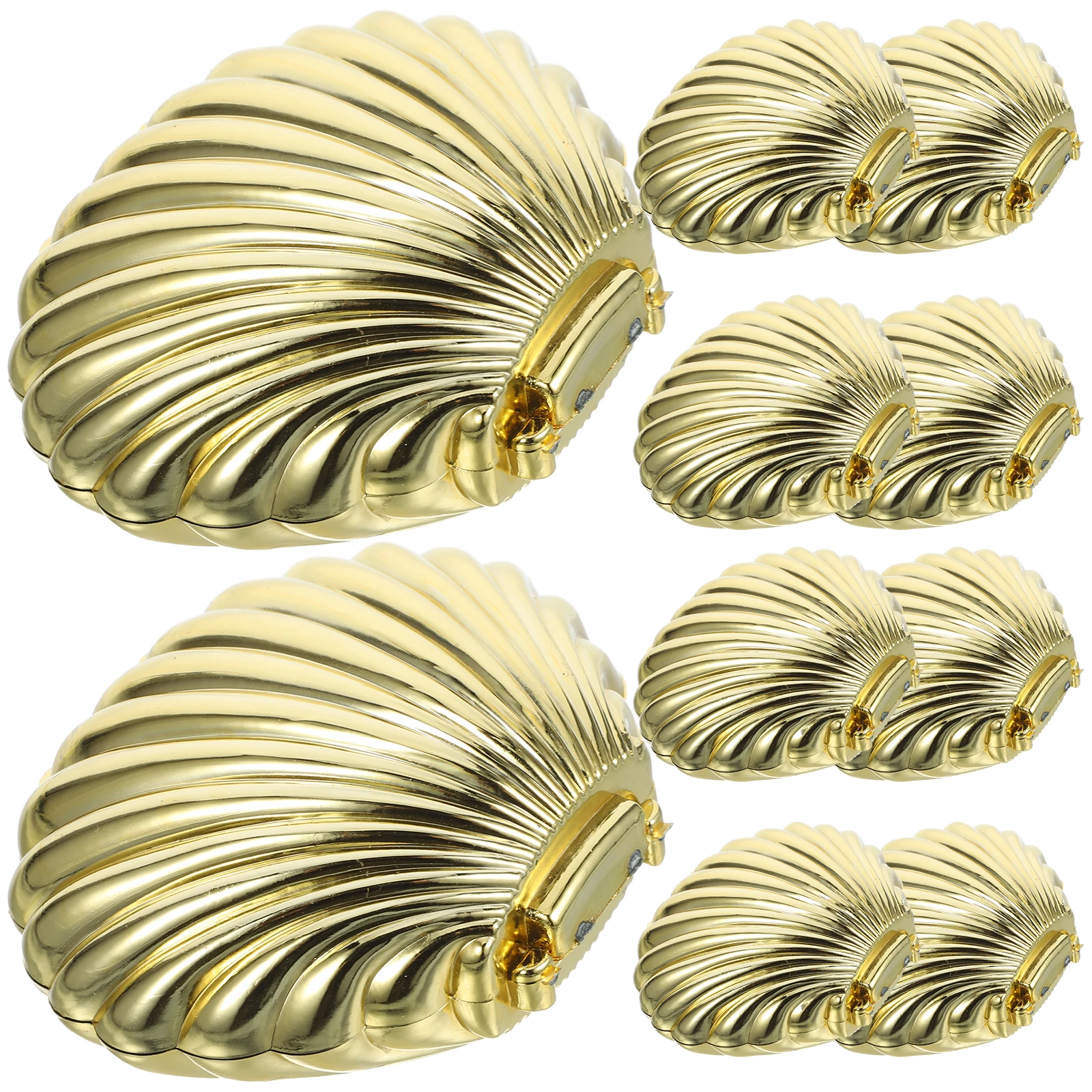 10pcs Silver Shell Candy Boxes for Wedding Party Favors Creative Small Gift Containers Birthday Chocolate Packaging
10pcs Silver Shell Candy Boxes for Wedding Party Favors Creative Small Gift Containers Birthday Chocolate Packaging