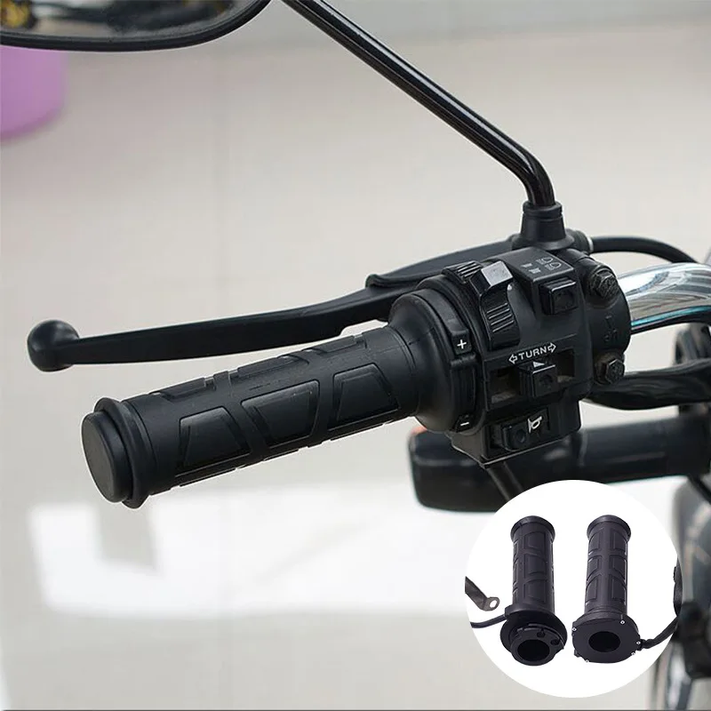 Universal 1 Pair Motor Heated Handlebar 12V Grips Inserts PET Metal Heating Film Grip ATV Motorcycle 22mm Diameter Hand Warmers
Universal 1 Pair Motor Heated Handlebar 12V Grips Inserts PET Metal Heating Film Grip ATV Motorcycle 22mm Diameter Hand Warmers