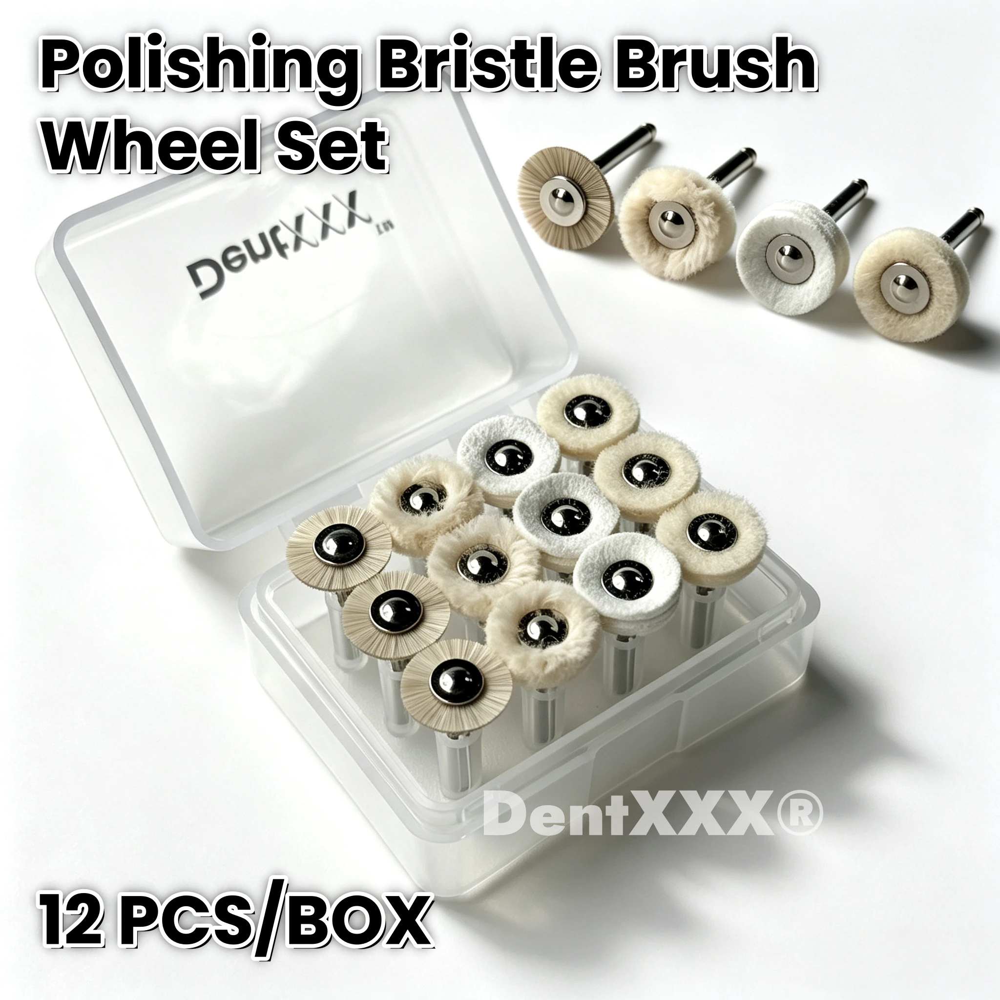 Polishing Bristle Brush Wheel Grinding Head Set Cotton Wool Brush Rotary Finishing Tool for High-Gloss Mirror Finish
Polishing Bristle Brush Wheel Grinding Head Set Cotton Wool Brush Rotary Finishing Tool for High-Gloss Mirror Finish