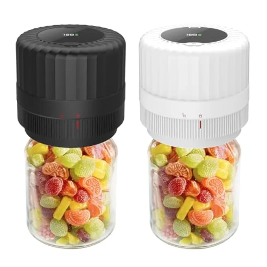 Электрический вакуумный упаковщик для банок Mason Jar для хранения продуктов, черно-белый, с усовершенствованной технологией герметизации
Электрический вакуумный упаковщик для банок Mason Jar для хранения продуктов, черно-белый, с усовершенствованной технологией герметизации