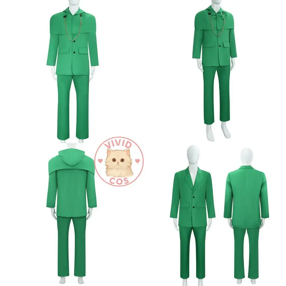 Popular Movie and TV Character Cosplay Costume Anime Doctor Green Suit Uniform Set Classic Role Play for Comic Con Halloween
Popular Movie and TV Character Cosplay Costume Anime Doctor Green Suit Uniform Set Classic Role Play for Comic Con Halloween