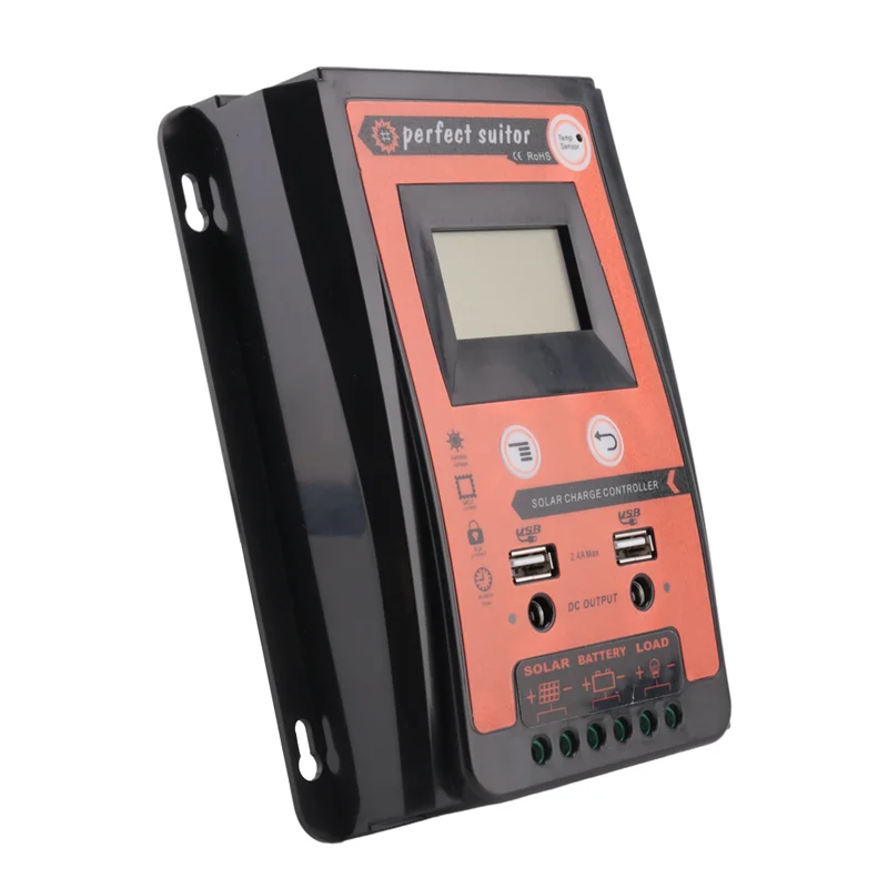 A08M-30A MPPT PWM Solar Charge Controller 12V 24V Solar Panel Battery Regulator Dual USB Port LCD Display
A08M-30A MPPT PWM Solar Charge Controller 12V 24V Solar Panel Battery Regulator Dual USB Port LCD Display