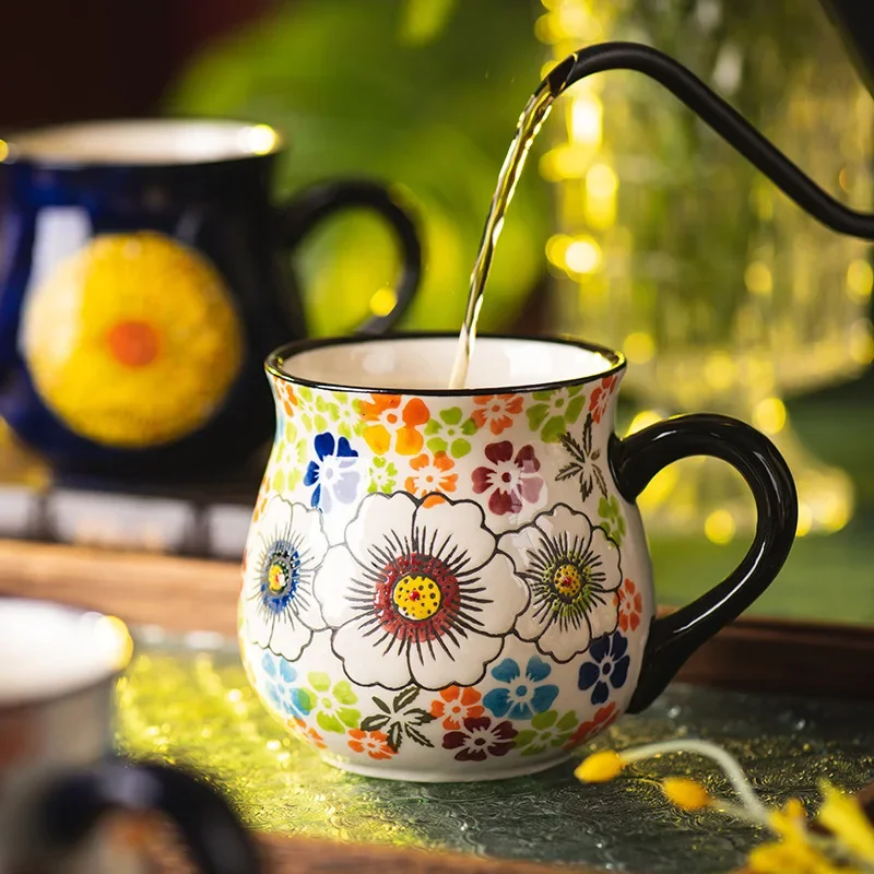 Polish Hand-painted Big Belly Mug, Ceramic Creative Water Cup Office Breakfast Drinkware Household Retro Couple Coffee Cup
Polish Hand-painted Big Belly Mug, Ceramic Creative Water Cup Office Breakfast Drinkware Household Retro Couple Coffee Cup