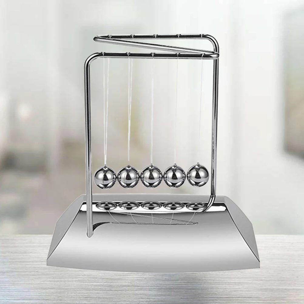 1pc Newton'S Cradle Educational Science Desktop Decoration Dynamics Learning Tool Electroplated Pendulum Ball Kids Newton'S
1pc Newton'S Cradle Educational Science Desktop Decoration Dynamics Learning Tool Electroplated Pendulum Ball Kids Newton'S