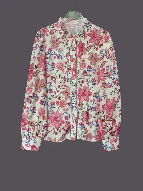 Women's Fashion Loose Vintage Blouses Spring and Summer Temperament Long Sleeve Elegant Shirts New Printed Top Shirt for Women
Women's Fashion Loose Vintage Blouses Spring and Summer Temperament Long Sleeve Elegant Shirts New Printed Top Shirt for Women