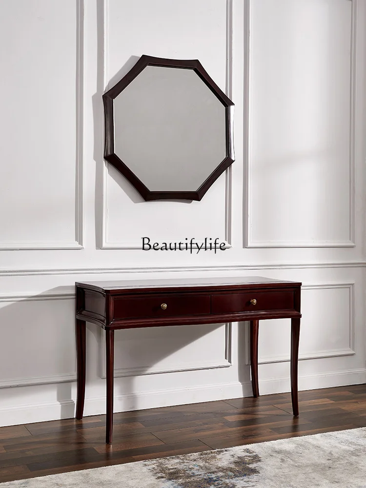 American light luxury dressing table, rural solid wood dressing table retro simple small apartment
American light luxury dressing table, rural solid wood dressing table retro simple small apartment