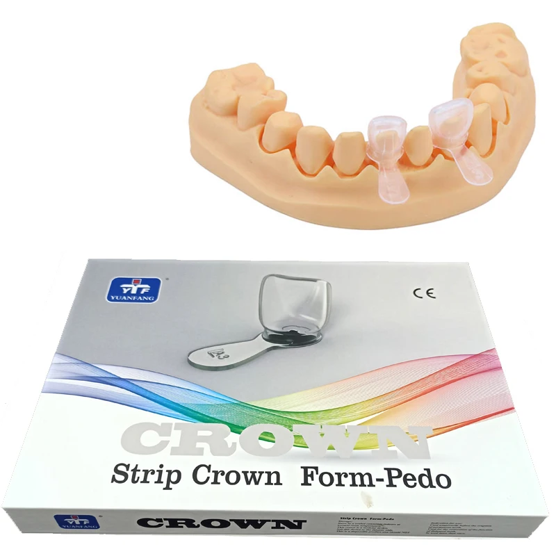 24Pcs Dental Kids Strip Crown Form-Pedo Pediatric Deciduous Primary Anterior Transparent Crown Composite Resin Invible Braces
24Pcs Dental Kids Strip Crown Form-Pedo Pediatric Deciduous Primary Anterior Transparent Crown Composite Resin Invible Braces