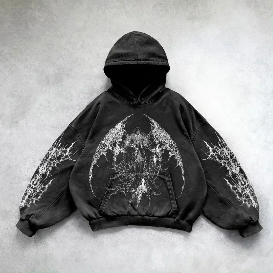 Retro Harajuku Hoodie Sweatshirt Y2k Gothic Clothes Streetwear Pattern Women Pullover Casual Fashion for Men Clothing
Retro Harajuku Hoodie Sweatshirt Y2k Gothic Clothes Streetwear Pattern Women Pullover Casual Fashion for Men Clothing
