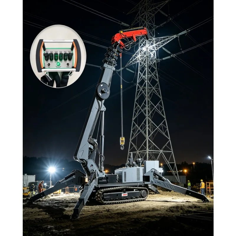 Professional Spider Crane 10T12T 15T Factory Direct Telescopic Boom Crawler All Terrain Outrigger CE EPA Construction Relocation
Professional Spider Crane 10T12T 15T Factory Direct Telescopic Boom Crawler All Terrain Outrigger CE EPA Construction Relocation
