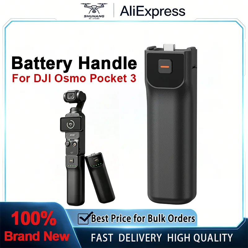 Battery Handle for DJI osmo Pocket 3 pk4 Extended Accessories 5000mAh Large Capacity Mobile Power with MINI Tripod
Battery Handle for DJI osmo Pocket 3 pk4 Extended Accessories 5000mAh Large Capacity Mobile Power with MINI Tripod