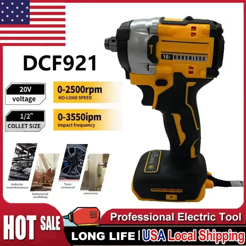 Ударный гайковерт DeWALT DCF921 для сложных работ, 20В, 610Нм макс. крутящий момент при разжиме, бесступенчатая регулировка скорости и удобная панель управления
Ударный гайковерт DeWALT DCF921 для сложных работ, 20В, 610Нм макс. крутящий момент при разжиме, бесступенчатая регулировка скорости и удобная панель управления