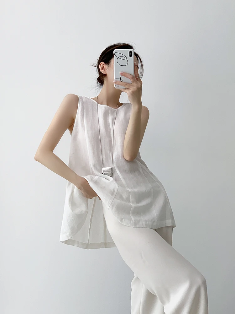 Новая женская летняя повседневная блузка WTT из льна и хлопка с круглым вырезом, приталенная, однотонная
Новая женская летняя повседневная блузка WTT из льна и хлопка с круглым вырезом, приталенная, однотонная