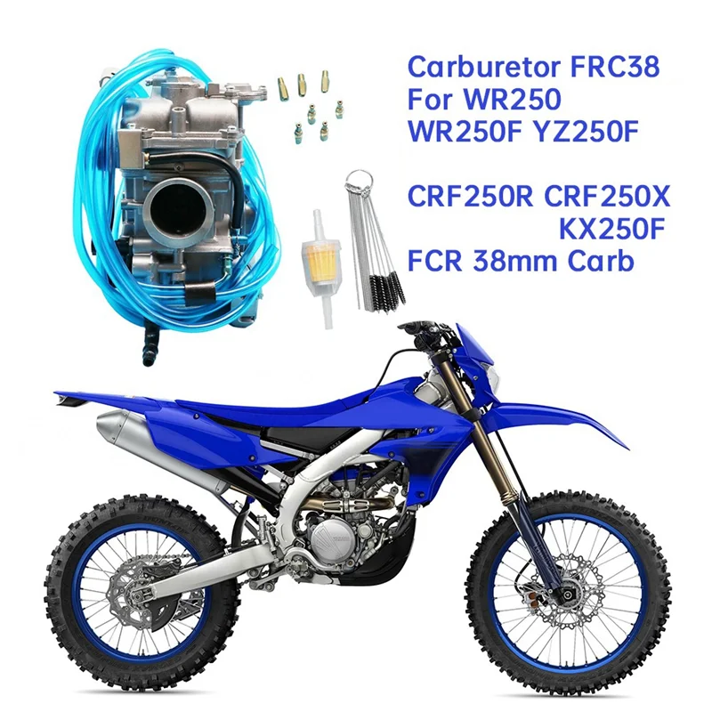 A96E-New Carburetor FRC38 For Yamaha WR250 WR250F YZ250F HONDA CRF250R CRF250X Kawasaki KX250F FCR 38Mm Carb 6100-KRN-A32
A96E-New Carburetor FRC38 For Yamaha WR250 WR250F YZ250F HONDA CRF250R CRF250X Kawasaki KX250F FCR 38Mm Carb 6100-KRN-A32