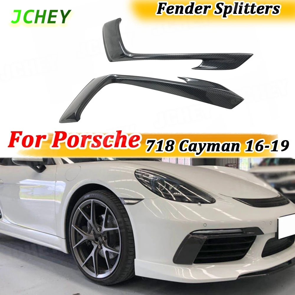 JCHEY 2PCS Carbon Fiber Front Bumper Fog Lamp Eyelids Trims Strips Cover Fit For Porsche 718 Cayman Boxster 2016-2019
JCHEY 2PCS Carbon Fiber Front Bumper Fog Lamp Eyelids Trims Strips Cover Fit For Porsche 718 Cayman Boxster 2016-2019