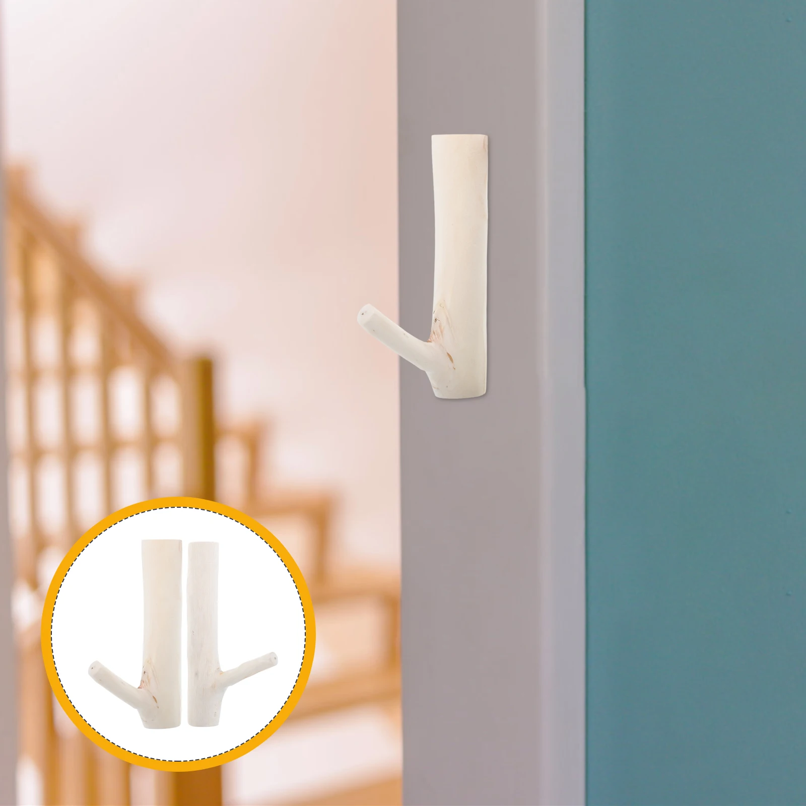 2pcs Solid Smooth Coat Unique Wall Hooks Hangers Wood Hooks For Hanging Bathroom Decorative Storage Solution
2pcs Solid Smooth Coat Unique Wall Hooks Hangers Wood Hooks For Hanging Bathroom Decorative Storage Solution