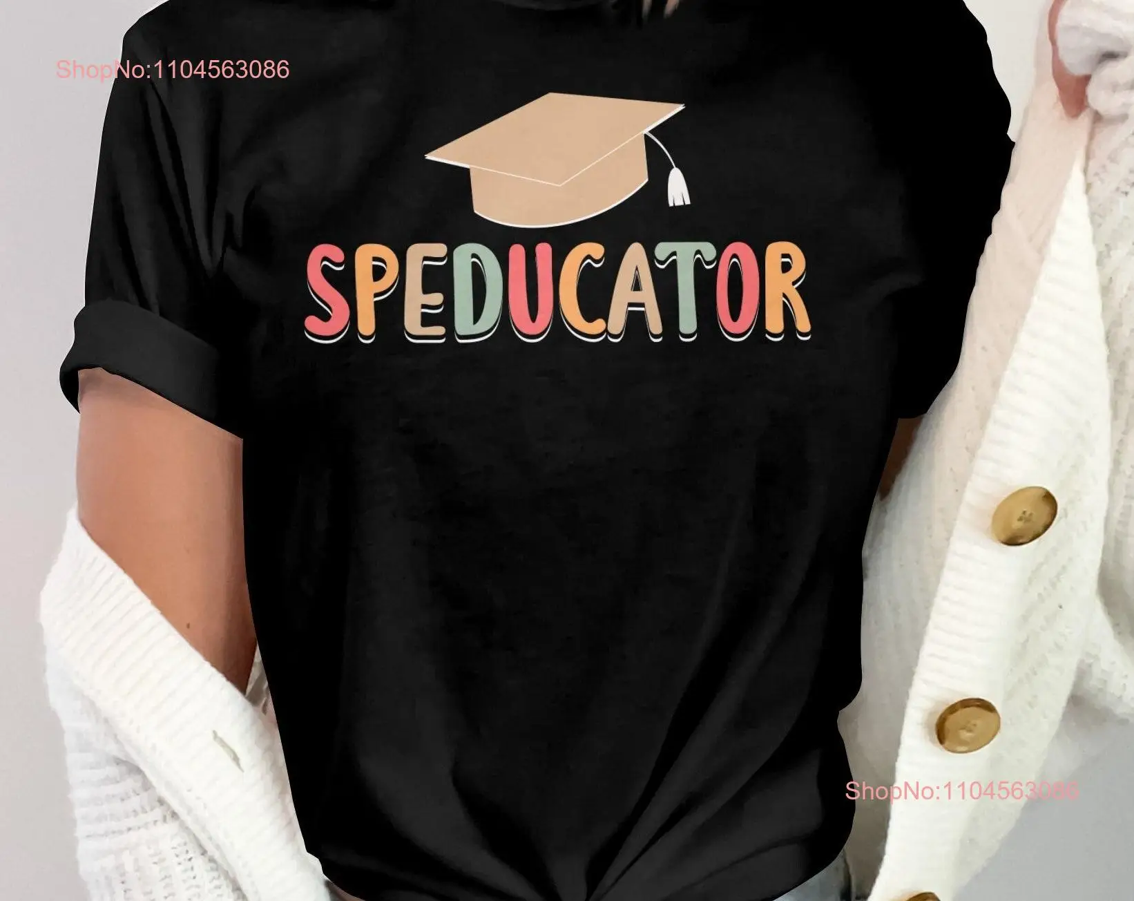 Футболка Speducator, забавная учительница, милый выпускной, специальное образование, школьная одежда для персонала, одежда с длинными или короткими рукавами
Футболка Speducator, забавная учительница, милый выпускной, специальное образование, школьная одежда для персонала, одежда с длинными или короткими рукавами