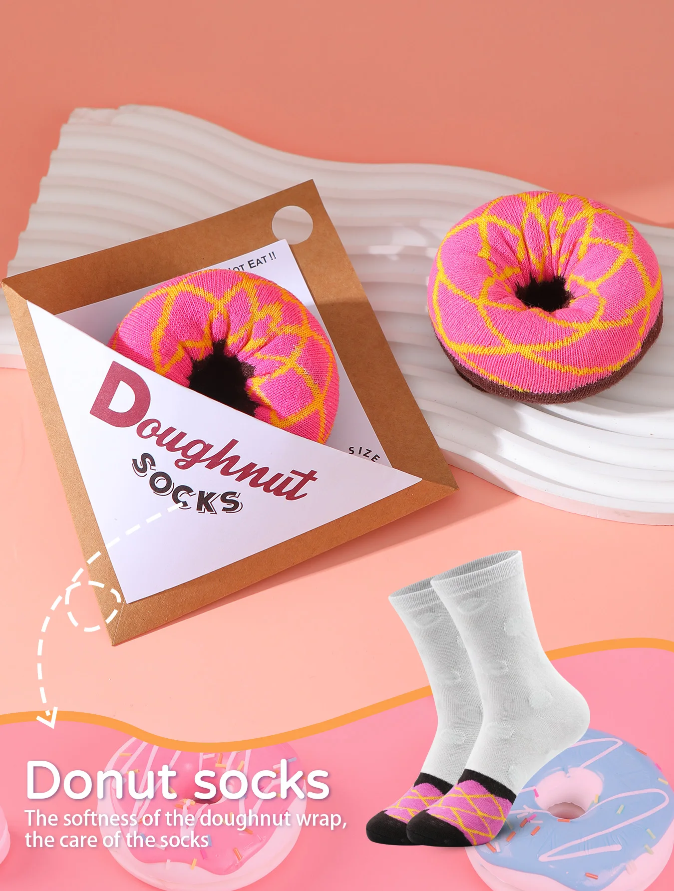 1 пара мужских и женских носков средней длины могут носить новинку и интересные красочные подарочные носки в виде пончиков, удобные и дышащие, подходят для вечеринок, повседневные подарки, День святого Валентина, Рождество, Новый год, осень и зима, милые
1 пара мужских и женских носков средней длины могут носить новинку и интересные красочные подарочные носки в виде пончиков, удобные и дышащие, подходят для вечеринок, повседневные подарки, День святого Валентина, Рождество, Новый год, осень и зима, милые