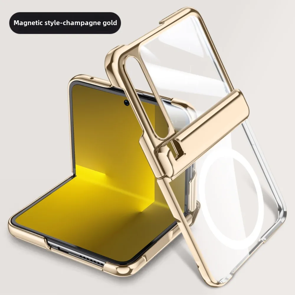 For Huawei Pura X Case Electroplating Transparent Magnetic Wireless Charging Folding Hinge with Mirror Film Full Protective Case
For Huawei Pura X Case Electroplating Transparent Magnetic Wireless Charging Folding Hinge with Mirror Film Full Protective Case