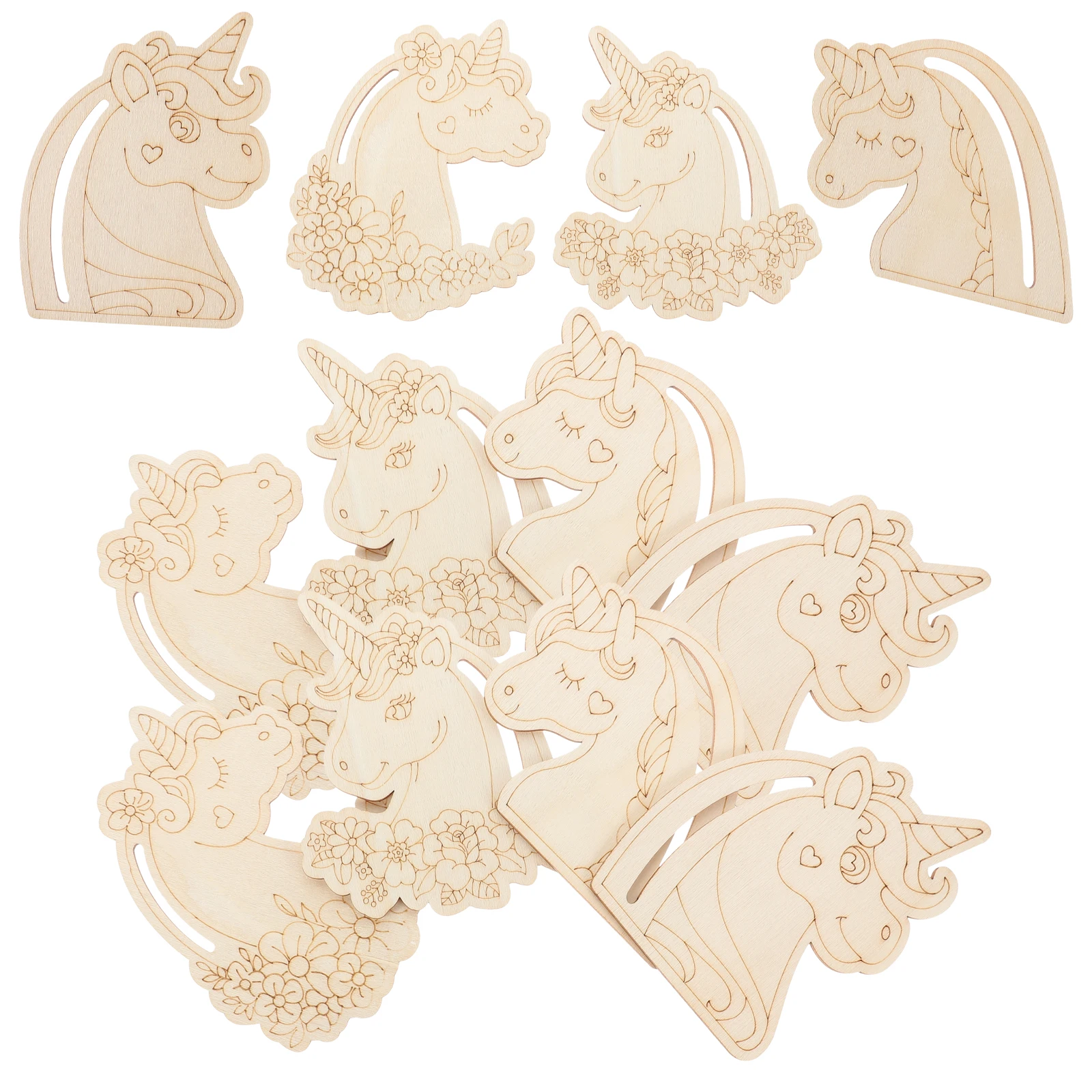 12 Pcs Wooden Unicorn Slices DIY Crafts Mini Animals Shaped Hanging Decorations 3mm Poplar Board Unfinished Wood Chips Painted
12 Pcs Wooden Unicorn Slices DIY Crafts Mini Animals Shaped Hanging Decorations 3mm Poplar Board Unfinished Wood Chips Painted