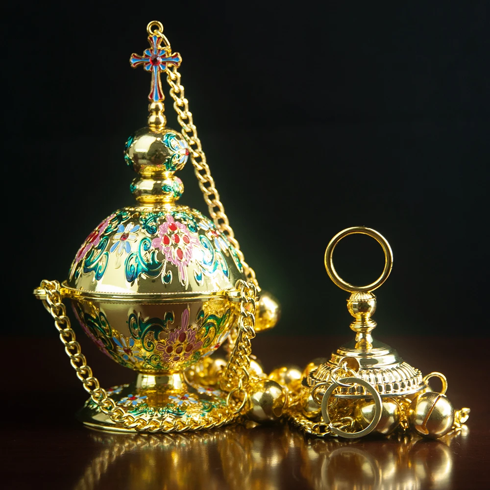 Eastern Orthodox Church Incense Burner Incense Burner Large Smoke Hole Incense Burner Church and Home Wall Decoration Box Gift
Eastern Orthodox Church Incense Burner Incense Burner Large Smoke Hole Incense Burner Church and Home Wall Decoration Box Gift