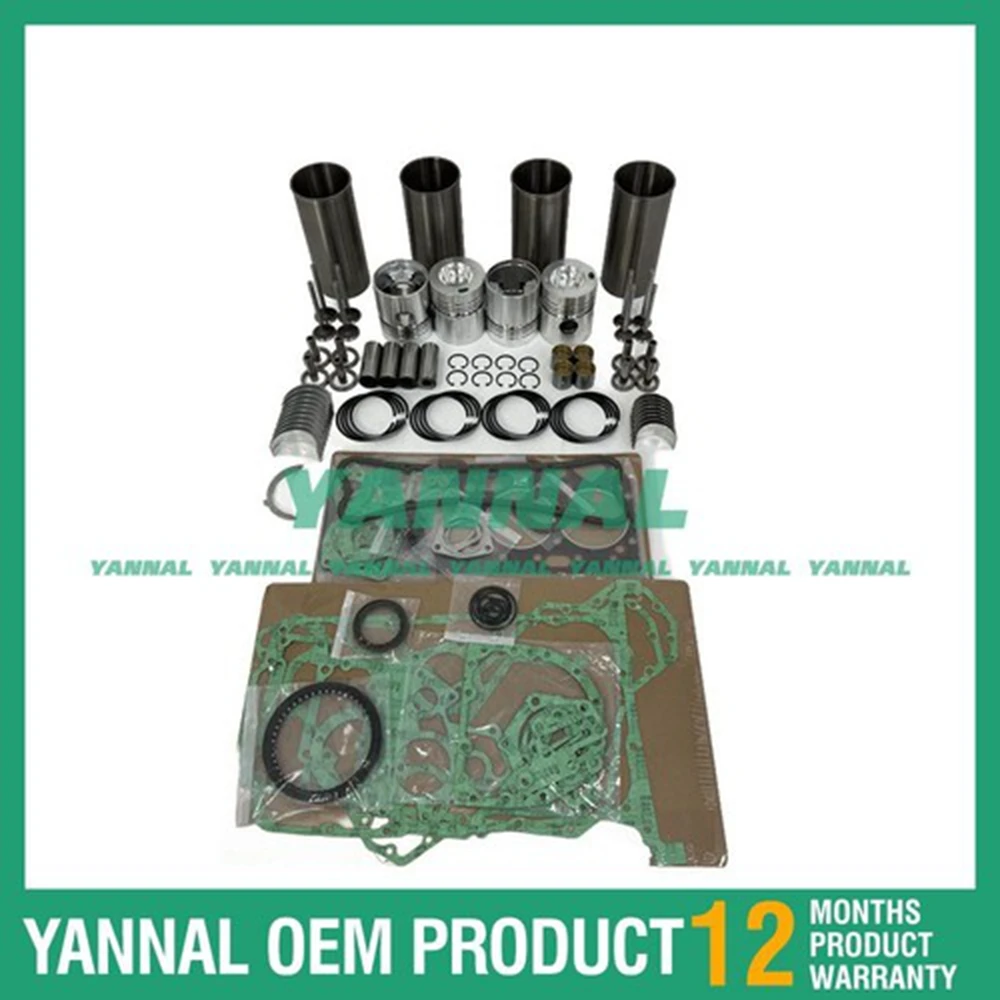 4 PCS Overhaul Rebuild Kit With Gasket Set Bearing-Valve Train For Perkins 4.248
4 PCS Overhaul Rebuild Kit With Gasket Set Bearing-Valve Train For Perkins 4.248
