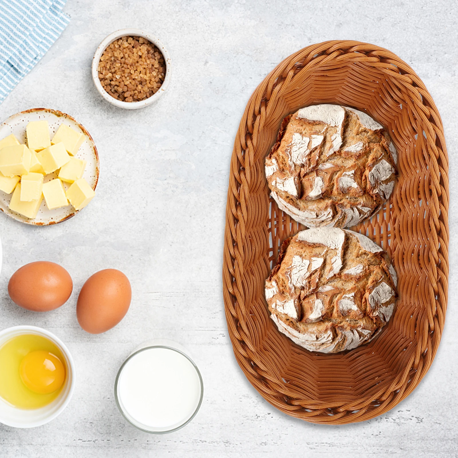 Плетеная корзина для хлеба, контейнер для фруктов и закусок из ротанга, кухонная корзина для хранения, кладовая, стойка Osier, бытовая витрина, декоративная премиум-класса
Плетеная корзина для хлеба, контейнер для фруктов и закусок из ротанга, кухонная корзина для хранения, кладовая, стойка Osier, бытовая витрина, декоративная премиум-класса