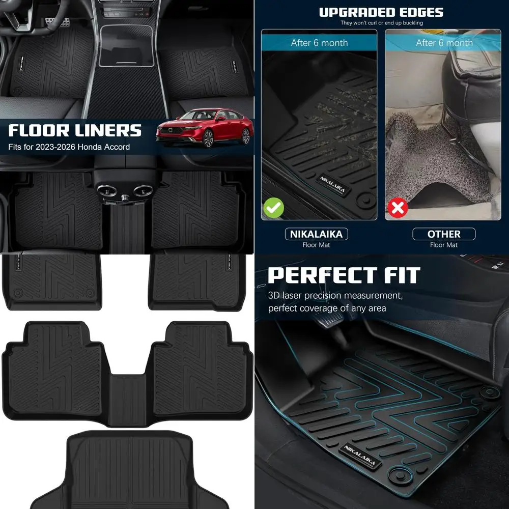 Коврики и грузовой вкладыш для Honda Accord 2023 2024 2025 2026 (в комплект входит гибрид), всепогодная защита, резиновый полный комплект из ТПЭ, автомобильный
Коврики и грузовой вкладыш для Honda Accord 2023 2024 2025 2026 (в комплект входит гибрид), всепогодная защита, резиновый полный комплект из ТПЭ, автомобильный