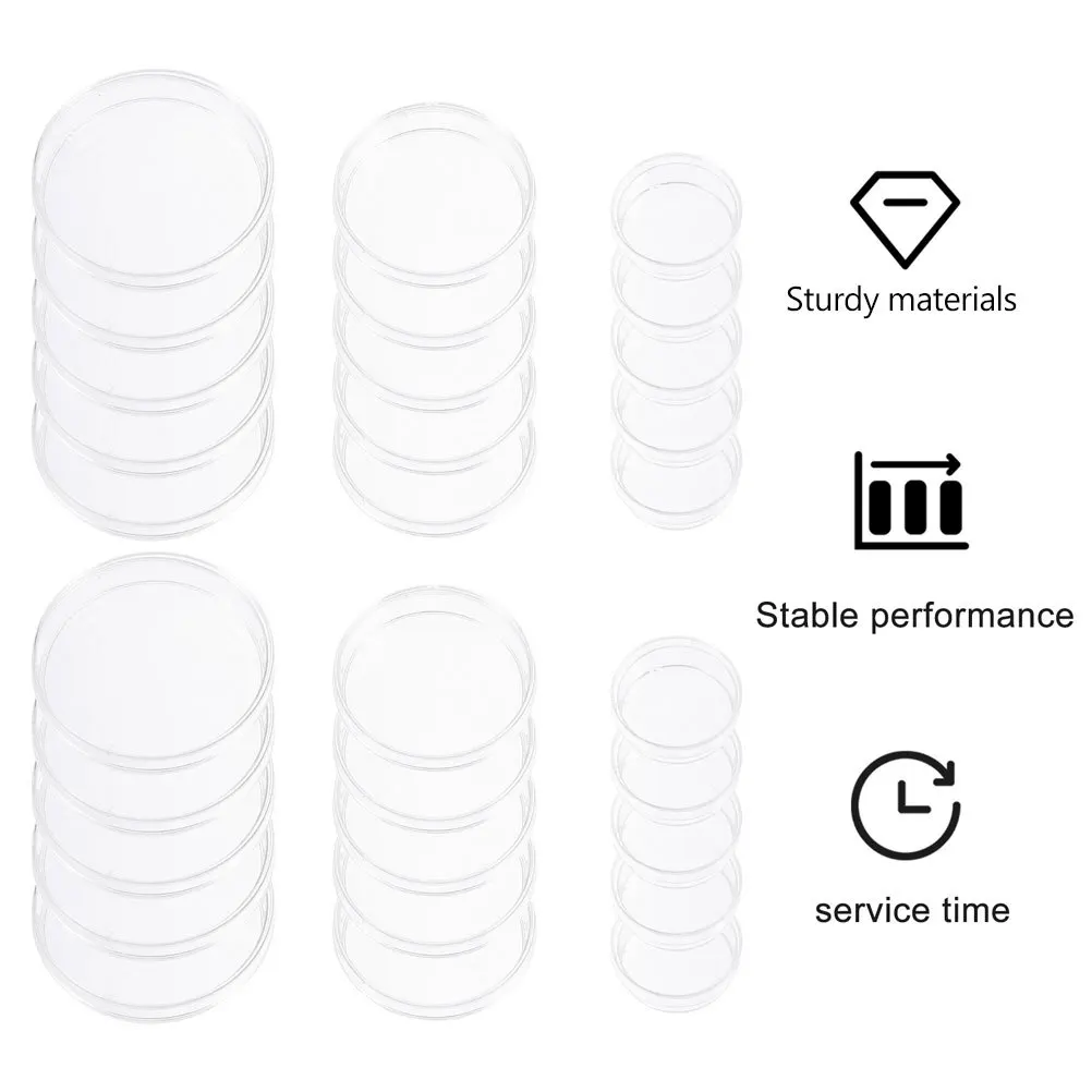 30Pcs Clear Plastic Petri Dishes with Lids for Accurate Quantitative Analysis Petri Dishes Culture Dish Culture Dish
30Pcs Clear Plastic Petri Dishes with Lids for Accurate Quantitative Analysis Petri Dishes Culture Dish Culture Dish