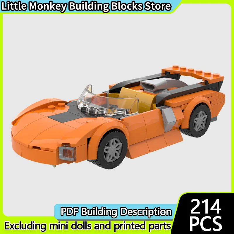 Speed Racing Car Model MOC Building Bricks Orange Street Car Modular Technology Gifts Holiday Assemble Children Toys Suit
Speed Racing Car Model MOC Building Bricks Orange Street Car Modular Technology Gifts Holiday Assemble Children Toys Suit