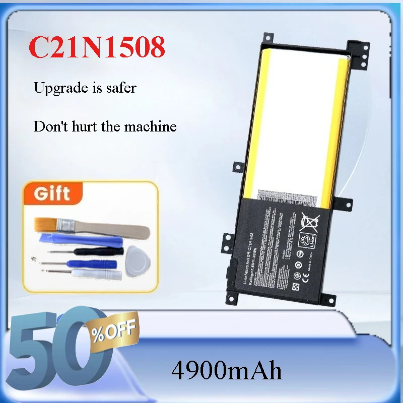 C21N1508 Laptop Battery For ASUS X456U X456UA X456UR X456UV A456U X456UB X456UF X456UJ F456U F456UV K456U R457U 38Wh C21PQ9
C21N1508 Laptop Battery For ASUS X456U X456UA X456UR X456UV A456U X456UB X456UF X456UJ F456U F456UV K456U R457U 38Wh C21PQ9