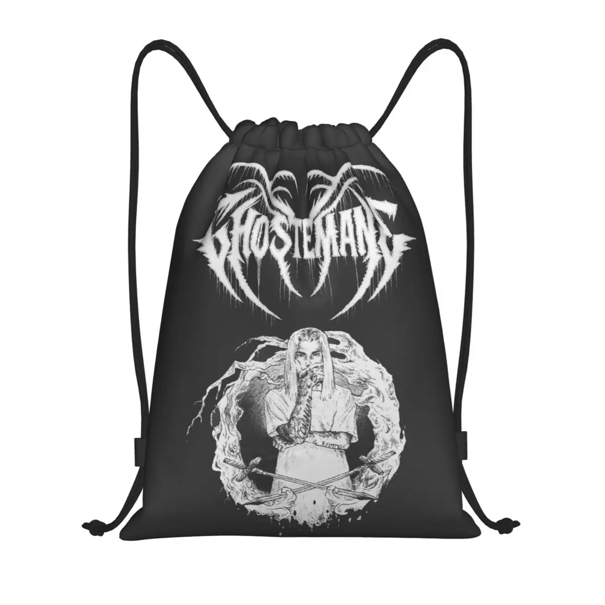 Custom Ghostemanes Drawstring Bags for Shopping Yoga Backpacks Women Men Rock Rapper Sports Gym Sackpack
Custom Ghostemanes Drawstring Bags for Shopping Yoga Backpacks Women Men Rock Rapper Sports Gym Sackpack