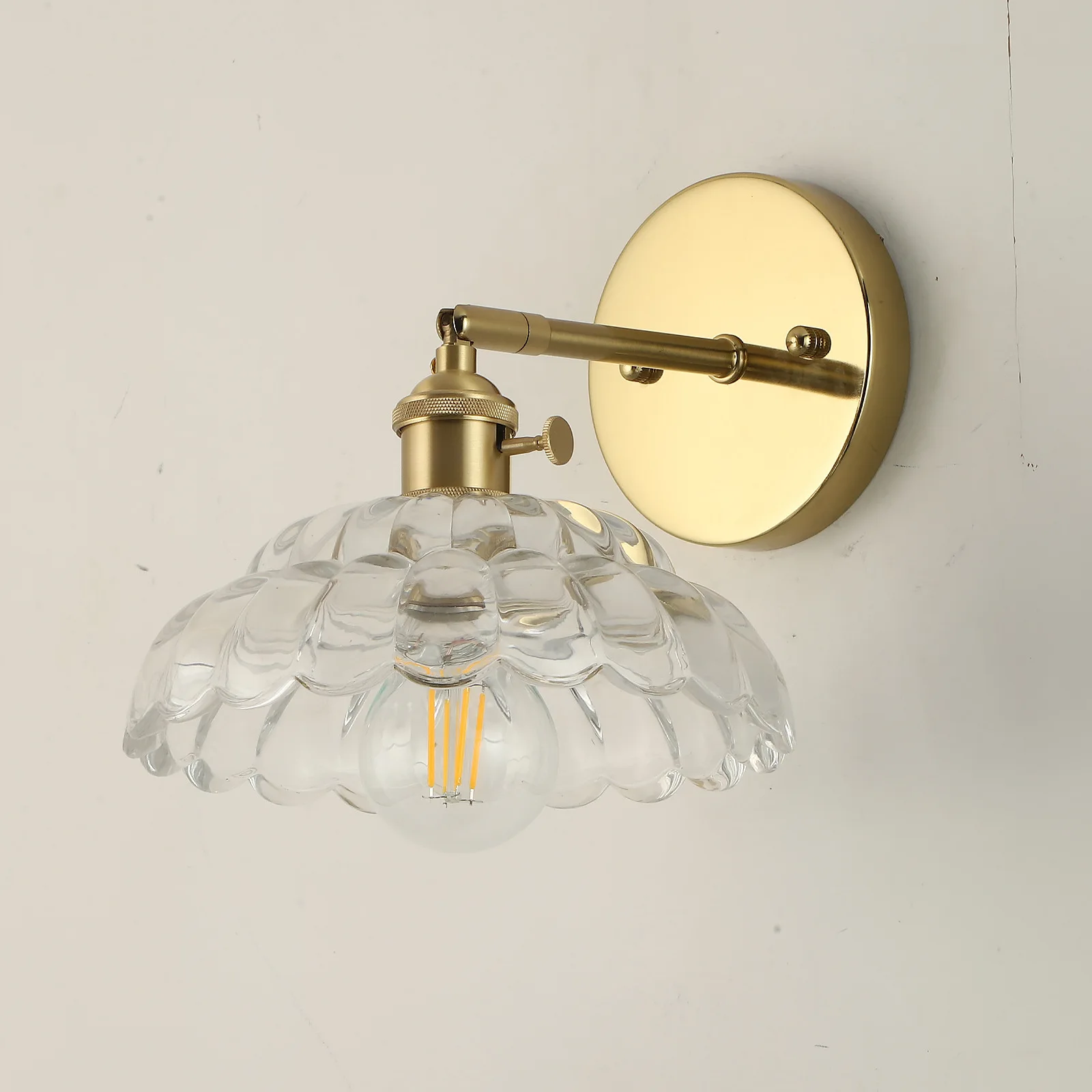 LED Wall Light Copper Glass Flower Wall Lamp Bed Bed Bedroom Shop Interior Decoration Light
LED Wall Light Copper Glass Flower Wall Lamp Bed Bed Bedroom Shop Interior Decoration Light