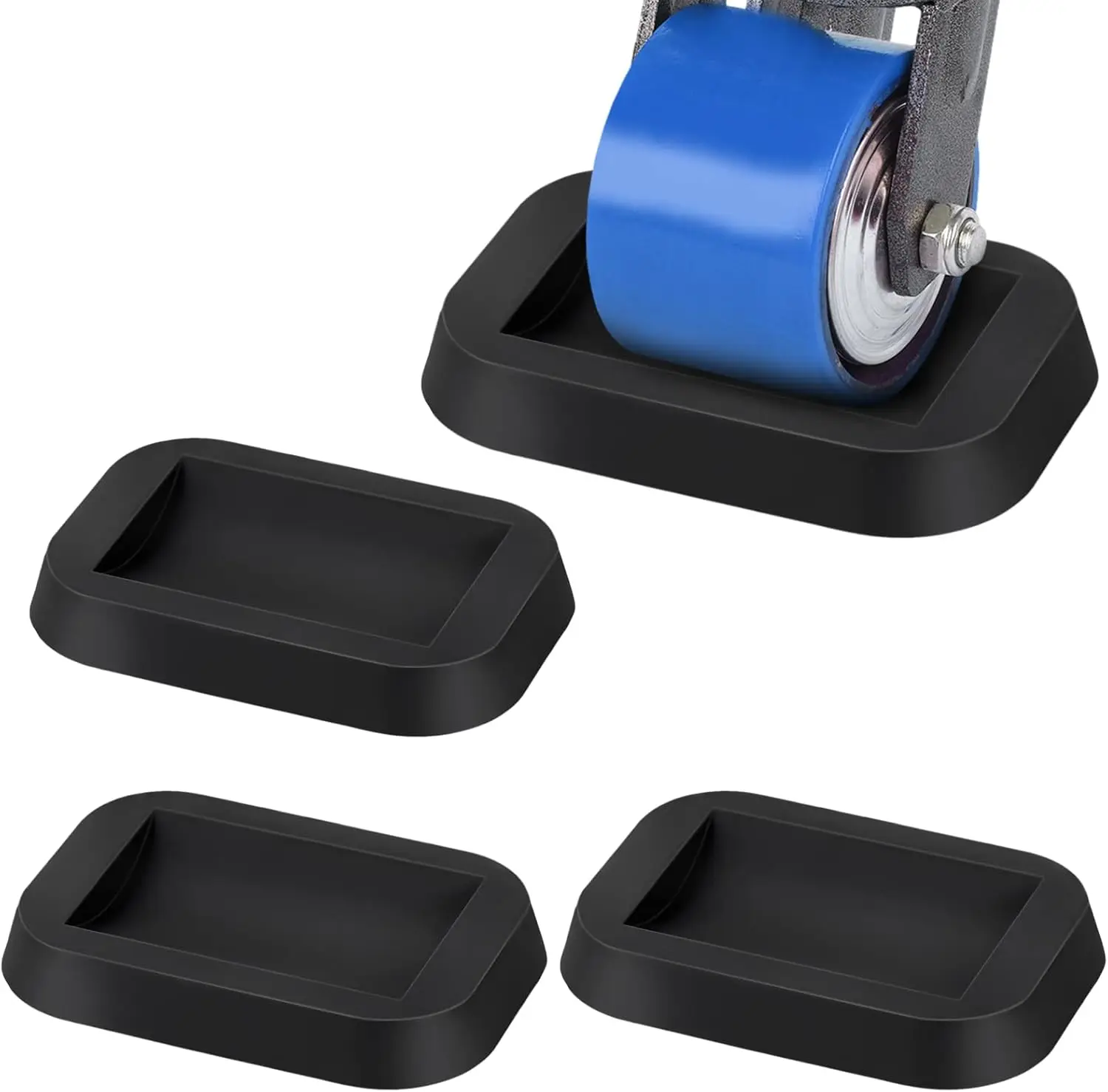 Furniture Wheel Stopper for Hardwood Floors - 4 Pack Non-Slip Caster Cups for Sofa, Bed, Chairs
Furniture Wheel Stopper for Hardwood Floors - 4 Pack Non-Slip Caster Cups for Sofa, Bed, Chairs