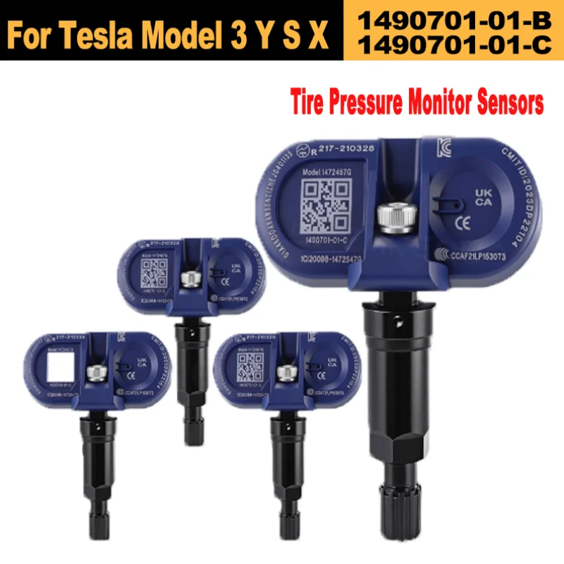 For Tesla Model 3 Y S X 2020-2024 Tire Pressure Monitor Sensors BLE Bluetooth TPMS Sensor Replaces 1490701-01-B 1490701-01-C NEW
For Tesla Model 3 Y S X 2020-2024 Tire Pressure Monitor Sensors BLE Bluetooth TPMS Sensor Replaces 1490701-01-B 1490701-01-C NEW