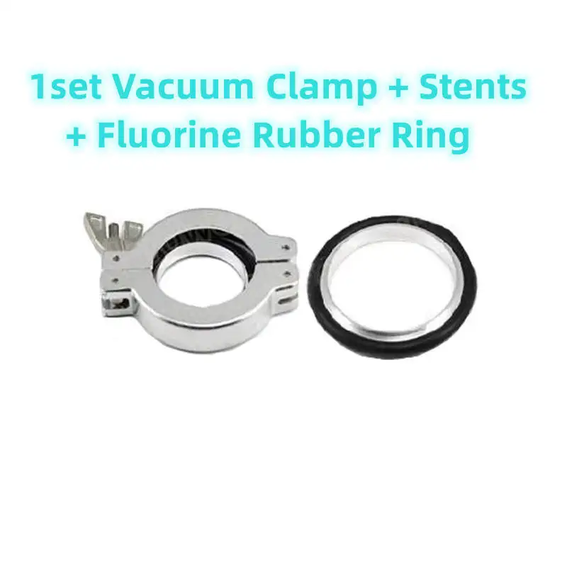 Набор вакуумных зажимов KF10/16/25/40/50 из нержавеющей стали с фторкаучуковым кольцом, быстромонтируемые вакуумные фитинги
Набор вакуумных зажимов KF10/16/25/40/50 из нержавеющей стали с фторкаучуковым кольцом, быстромонтируемые вакуумные фитинги