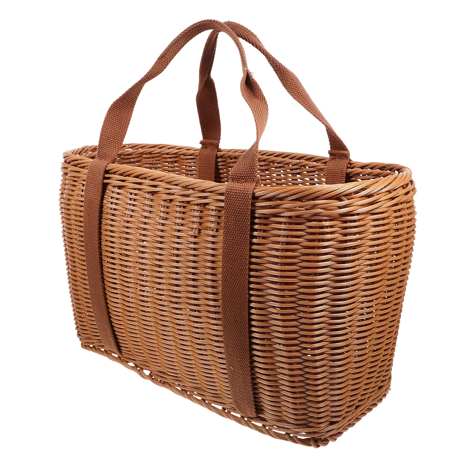 Large Capacity Picnic Basket Modern Brown PP Hand Woven Shopping Vegetable Storage Baskets Ideal for Fruits Groceries Outdoor
Large Capacity Picnic Basket Modern Brown PP Hand Woven Shopping Vegetable Storage Baskets Ideal for Fruits Groceries Outdoor