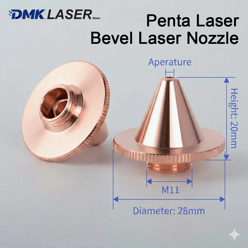 10PCS Penta Laser D28 H20 M11 Bevel Cutting Nozzle Pointed High-speed For PENTA Precitec Bodor Laser Machine Cutting Head
10PCS Penta Laser D28 H20 M11 Bevel Cutting Nozzle Pointed High-speed For PENTA Precitec Bodor Laser Machine Cutting Head
