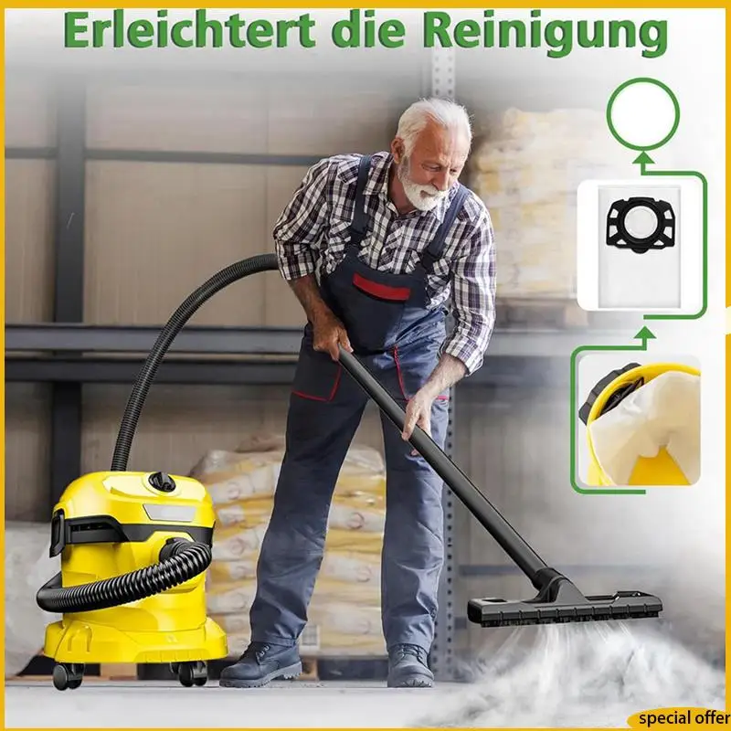 A61I, 2 комплекта мешков для пылесоса, фильтр, подходит для Karcher KFI 357 KFI357 KA 40, мешок для Karcher 2.863-314.0WD2 Plus WD3
A61I, 2 комплекта мешков для пылесоса, фильтр, подходит для Karcher KFI 357 KFI357 KA 40, мешок для Karcher 2.863-314.0WD2 Plus WD3