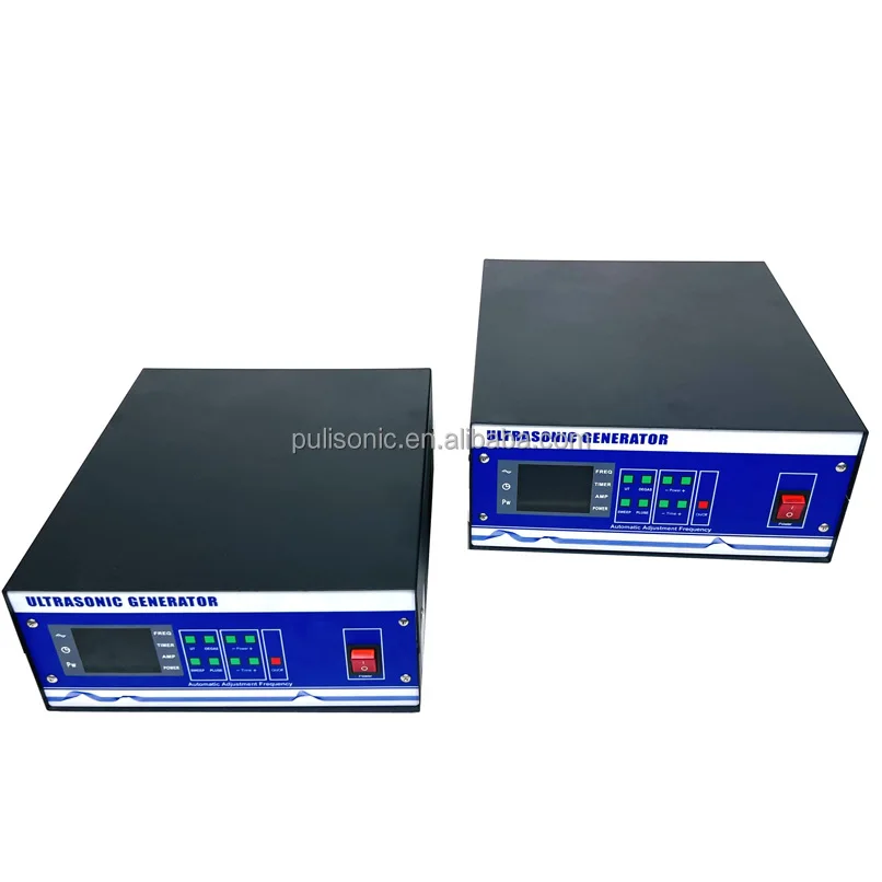 Pulisonic Sales Best Price 2400W Digital Different Frequency Transducer Driver Circuit Ultrasonic Generator for Cleaning Machine
Pulisonic Sales Best Price 2400W Digital Different Frequency Transducer Driver Circuit Ultrasonic Generator for Cleaning Machine