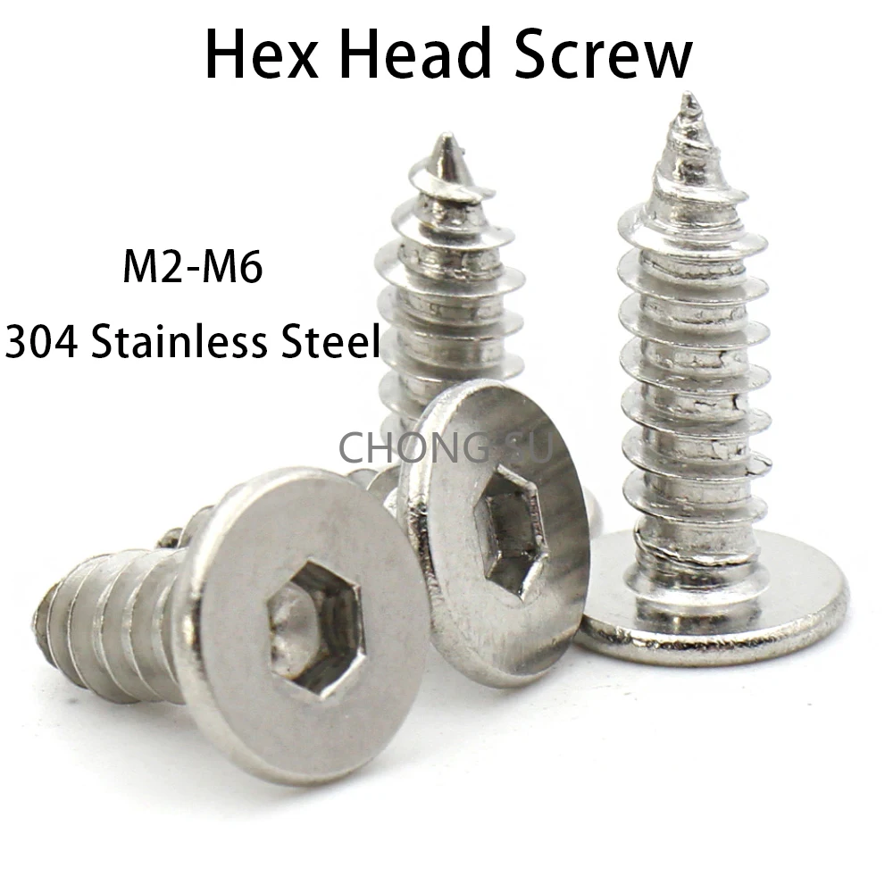 M2 M2.6 M3 M4 M5 M6 CM 304 Stainless Steel Hex Socket Hexagon Ultra Thin Super Low Flat Head Self-Tapping Screw
M2 M2.6 M3 M4 M5 M6 CM 304 Stainless Steel Hex Socket Hexagon Ultra Thin Super Low Flat Head Self-Tapping Screw