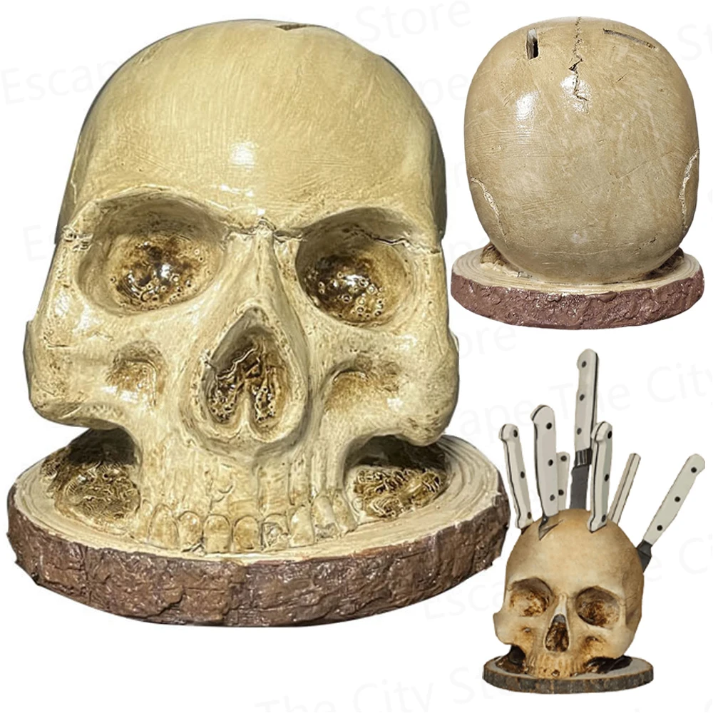 Kitchen Place Holder Kitchen Skeleton Knife Resin Fruit Chopping Knife Stand Horror Skull Knife Rack Halloween Party Decoration
Kitchen Place Holder Kitchen Skeleton Knife Resin Fruit Chopping Knife Stand Horror Skull Knife Rack Halloween Party Decoration