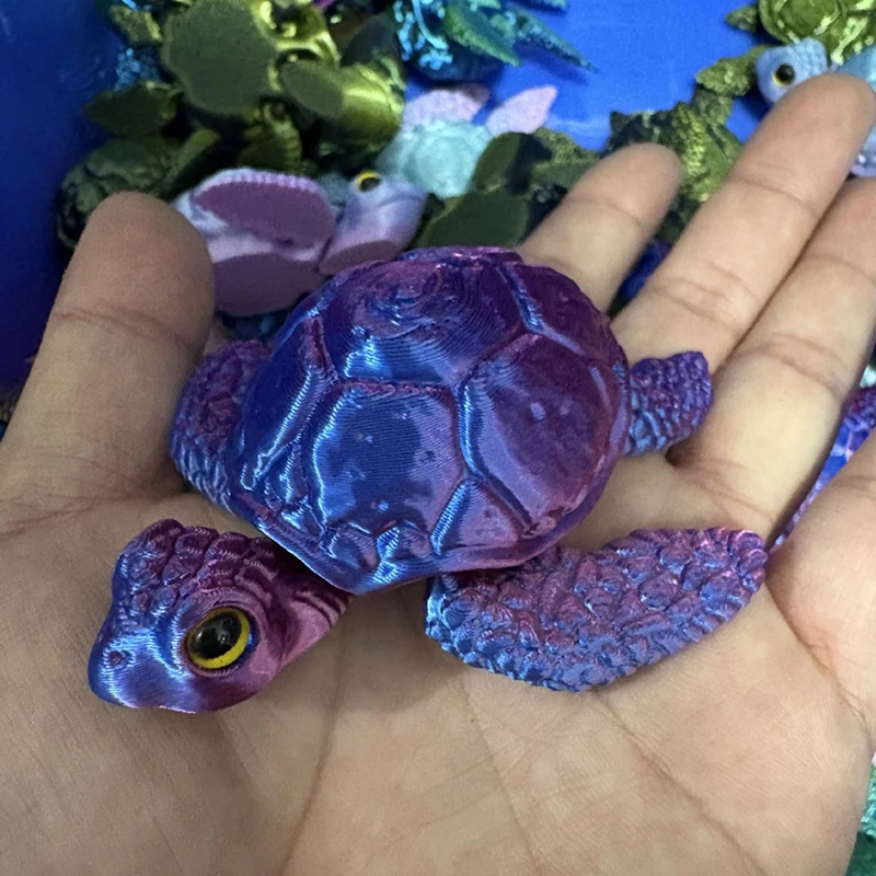 3d Printed Tortoise Toy 8.5cm Articulated Animal Figurine Safe Anti-anxiety Fidget For Kids & Adults Birthday Home Decor Gift
3d Printed Tortoise Toy 8.5cm Articulated Animal Figurine Safe Anti-anxiety Fidget For Kids & Adults Birthday Home Decor Gift