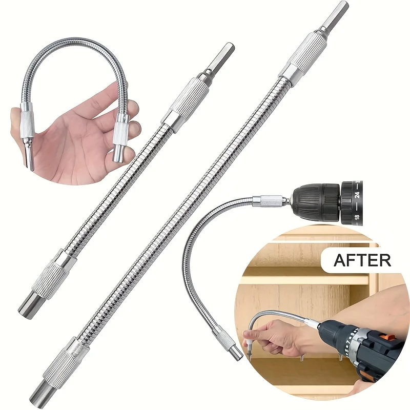 Multi-Functional Flexible Shaft Extension Rod Hose Connection Special For Electric Screwdriver Bit Rechargeable Drill Universal
Multi-Functional Flexible Shaft Extension Rod Hose Connection Special For Electric Screwdriver Bit Rechargeable Drill Universal