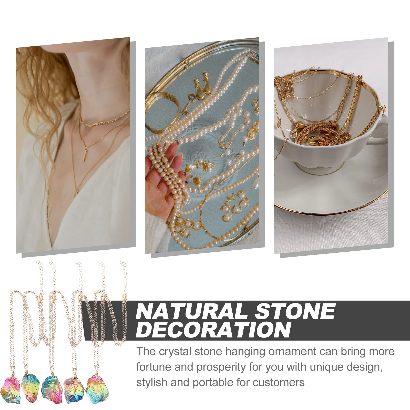 5Pcs Natural Crystal Stone Ornament Portable Elegant Home Office Car Decor Natural Stone Pendant Crystal Pendant
5Pcs Natural Crystal Stone Ornament Portable Elegant Home Office Car Decor Natural Stone Pendant Crystal Pendant