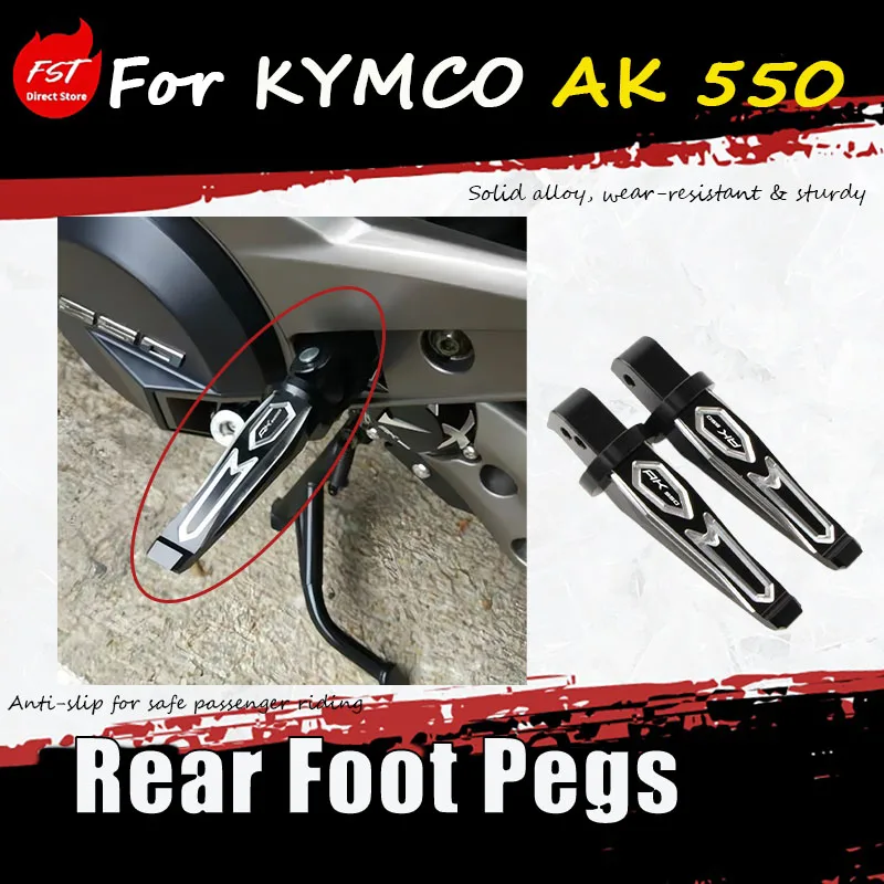 For KYMCO AK 550 17-23 modified accessory rear pedal - second-generation passenger rear pedal left and right pedal accessories
For KYMCO AK 550 17-23 modified accessory rear pedal - second-generation passenger rear pedal left and right pedal accessories